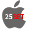 Aplicativo 25BET para iOS
